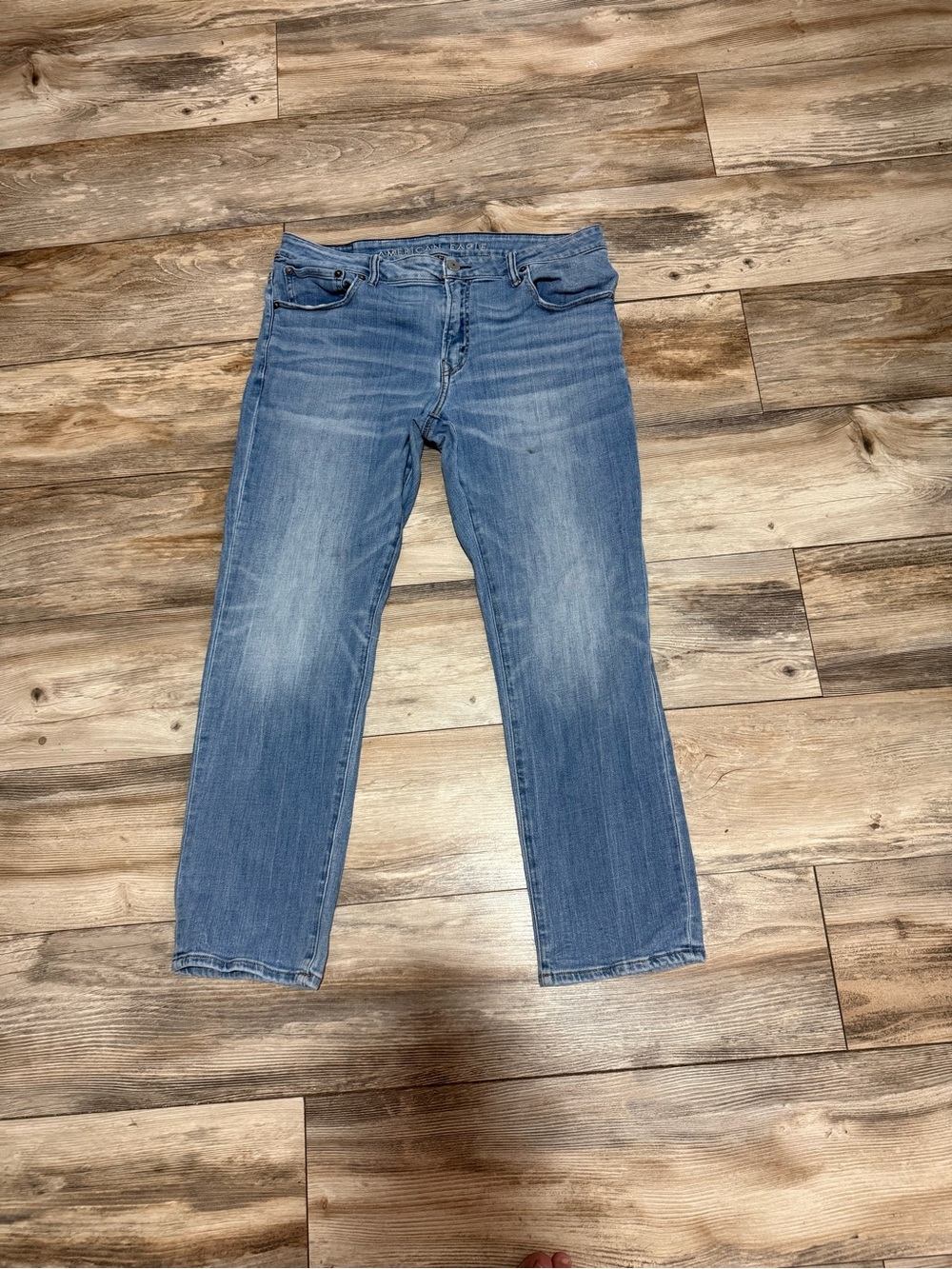American Eagle Outfitters Light Blue Straight Jeans